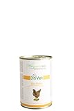 OrganicVet Hund Nassfutter BioVet Bio-Huhn mit Bio-Reis, Bio-Zucchini und Bio-Kürbis, 6er Pack (6 x 400 g)