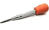 MachEl Easy Grip Automatischer Mittellochstanzer, verstellbare Stanzkraft, DIY-Handwerkswerkzeug