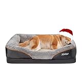 JOYELF Großes Hundebett Memory Foam orthopädisches Hundebett & Hundesofa mit abnehmbarem waschbarem Bezug und Quietschspielzeug als Geschenk