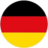Fondant Tortenaufleger Tortenbild Geburtstag Party GERMANY/DEUTSCHLAND - SCHWARZ ROT GOLD