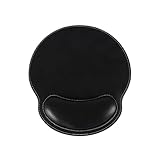 HUANGSHIJUNOUS Leder-Mauspad mit Handgelenkauflage, rutschfeste Basis, ergonomisches Gaming-Mauspad for Bürocomputer(2)