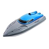 BESPORTBLE Fernbedienungsboot Ghz Wasserdichtes Elektroboot Mit Starkem Dual Motor Fahrzeit Und Pulsierender Farbanpassung Für Erwachsene