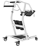 VOCIC AY03 Patientenlifter Transferhilfe für Senioren bis 180KG, Indoor Mühelos Transferlifter mit Schloss für Ältere Menschen, Patientenlift Rollstuhl Hilfsmittel Zuhause