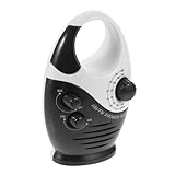 LIFKICH Tragbares Wasserdichtes Mini Badezimmer Radio mit Eingebautem Lautsprecher Kompakt Leicht und Robust für Dusche Küche und Unterwegs Praktisches Schwarzes Design