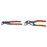 KNIPEX Cobra Hightech-Wasserpumpenzange (250 mm) 87 01 250 & Cobra Hightech-Wasserpumpenzange (125 mm) 87 01 125 SB (SB-Karte/Blister)