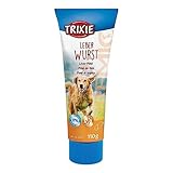 TRIXIE Hundeleckerli PREMIO Hunde-Leberwurst 110g - Premium Leckerlis für Hunde glutenfrei - ohne Getreide & Zucker, schmackhafte Belohnung für Training & Zuhause - 3176