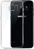 NEW'C Hülle für Samsung Galaxy S7, [Ultra transparent Silikon Gel TPU Soft] Cover Case Schutzhülle Kratzfeste mit Schock Absorption und Anti Scratch kompatibel Samsung Galaxy S7