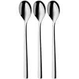 Silit Trend Latte Macchiato Löffel Set 3-teilig, lange Löffel 18,5 cm, Joghurtlöffel, Cromargan Edelstahl poliert, kratzbeständig, rostfrei, spülmaschinengeeignet