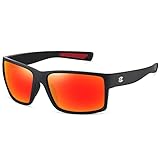 suoso Fahrradbrille-Sonnenbrille-Herren-Sportbrille-Damen Sonnenbrillen Polarisiert Rechteckige Prägnant Wrap Around Radsportbrillen für Antrieb Mountainbike Radfahren