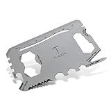 Wallet Multitool Card - 13 in 1 Kreditkarte Multi-Tool (Flaschenöffner, Dosenöffner, Schraubendreher, Telefonständer & mehr) - Titan