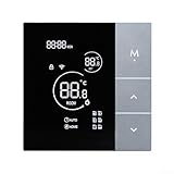 Smart WiFi Thermostat Fußbodenheizung, Smart Heizthermostat Fernbedienung mit Touch-Display und Sprachaktivierung, für Tuya Alice (Gashessel 3A)