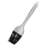 Hemobllo Grillbürste Aus Edelstahl Kochen Mit Silikonbürste Silikon-kochbürste Grillbürste Für Den Außenbereich Bastelpinsel Backpinsel Zum Backen Ölpinsel Kieselgel Silver