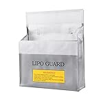 ICQUANZX LiPo Guard Bag Lipo Batteriespeicher LiPo Bag Sicherheitstasche Lipo Battery Bag Lipo Batteriespeicher Explosionsgeschützter Lipo Safe Bag 235x65x180mm