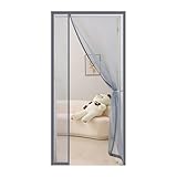 Insektenschutztür - Mit Seitlicher Öffnung Und Atmungsaktiv | Lässt Frische Luft Durch Das Türgitter,für Terrasse Wohnung Türöffnung Zuhause Außenbereich Balkon