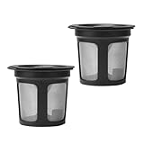 ifundom Kaffeefilter Becher aus Pp und Premiumpapier Wiederverwendbar und Leicht zu Reinigen 2 Stück 53 Ml Fassungsvermögen für Zuhause und Café