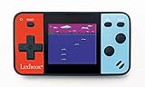 Lexibook, Cyber Arcade Pocket, Tragbare Handheld-Spielkonsole, 150 Spiele, 1,8“ LCD-Farbbildschirm, Gaming-Spielzeug für Kinder, blau / rot, JL1895
