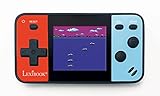 Lexibook tragbare Spielekonsole Cyber Arcade Pocket 150-Spiele, 1,8' / 4.5 cm Farb-LCD-Bildschirm, Videospiele für Teenager, blau / rot, JL1895