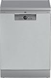 Beko - BDFN26441XC - Freistehende Spülmaschine Beyond 14 Decken, antibakterielle Funktion HygieneIntense+ - Pearl Inox, 59,8 x 60 x 85 cm