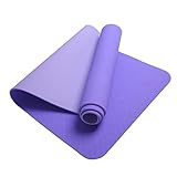 AIHEDOUJ Rutschfeste TPE-Yogamatten-Auflage, 182,9 x 61 cm, reißfeste Trainingsmatte für Fitnessstudio, Zuhause, Pilates, Fitness