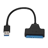 Sxhlseller USB 3.0 Bis SATA -Adapterkabel für 2,5 & 3,5 Zoll HDD SSD, 5GBPS -Festplattenkonverter mit UASP -Unterstützung für Schnelle Datenübertragung, Backup- und System -Upgrades