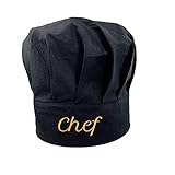 Pet-Jos Chef Kochmütze Unisex Kochmütze aus Baumwolle...