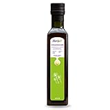 HerbBio Schwarzkümmelöl 250ml gefiltert, schonend kaltgepresst in Rohkostqualität, 100% naturrein und naturbelassen, Frischegarantie: täglich mühlenfrisch.