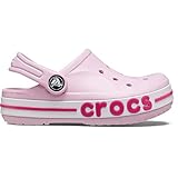 Crocs Bajaband Clog K Slipper Unisex Kinder, Ballerina Pink/Candy Pink, 30/31 EU