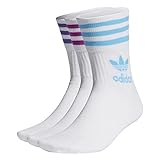 adidas Mid Cut Crew Socks Socken 3er Pack (40-42, white)