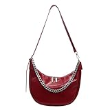 Frauen Tasche Große Kapazität Schulter Tasche Einfache Handtasche PU Leder Unterarm Tasche Koreanische Stile Achselhöhle Tasche Für Den Alltag