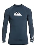 Quiksilver - All Time Rashguard Surf Tee für Männer - Navy Blazer - Heather - L