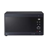 LG MH6565CPW - Mikrowelle mit Grill und digitalem Display, 25 Liter und 1000 W, LG Mikrowelle mit Smart Inverter und EasyClean, Schnelleres Kochen, hält Geschmack und Nährstoffe, Schwarz