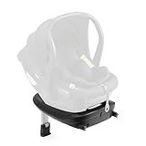 hauck i-Size Isofix Basisstation Kompatibel mit Drive N Care Babyschale, Getestet nach UN ECE R129, Einfaches Befestigen von Basisstation & Babyautositz mit Grün/Rot Sicherheitsindikatoren (Schwarz)