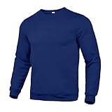 KONG JIMFAN Hoodie Pillover Herren Baumwolle Tshirt Herren Hoodie Herren Pullover Hoodie Herren Sweatshirt Pulli Oversize Polo Shirt Button Down Hemd Beige Hemd(2-Royal Blue,4XL)