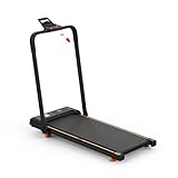 Walking Pad Laufband für Zuhause – 2.5HP Leise & Kompakt mit LED Display, 1-12 km/h, 120KG Traglast, Faltbar, APP, P1-P3 Programme, Sicherheitsschlüssel – Ideal als Laufband Schreibtisch oder Mini
