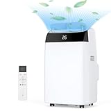 Acekool Mobile Klimaanlage, 12000BTU, 4-in-1 Mobile Klimaanlage mit Schlafmodus, 24H-Timer, kühlt Raum bis zu 450-550sqft für große Zimmer, Wohnmobil, Büro, temporären Raum