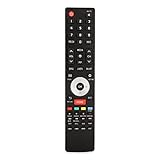 Gigicial MBE699 Universal-Fernbedienung für Hi Sense Smart TV, Universal-Fernbedienung, einfache Einrichtung, Ersatz Smart TV-System Fernbedienung für Hi Sense TV