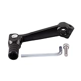 GOOFIT Black CNC 0.47 Zoll Schalthebel Motorrad -Aluminium -Faltgetriebe Mit Werkzeugen Austausch füR Die Meisten ATV UTV