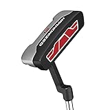 Wilson Herren Putter (rechte Hand), 89 cm Länge (35 Inch), Anfänger bis Fortgeschrittene, 830 g, Harmonized M1 Putter MRH, Schwarz/Rot, WGD601000