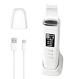 Behogan Skin Scrubber Ultraschall: Porenreiniger Gesicht mit 4 Modi und Rotlicht Blaulicht, LED-Anzeige, Ultrasonic Pore Cleaner, Ultraschallgerät Gesicht, für Entfernung von Mitessern und Öl