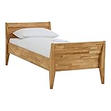 DICO Massivholz Einzelbett Komfortbett 450.00, Wildeiche Honig geölt 100x200 cm