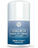 Hyaluronsäure Nachtcreme für das Gesicht. Bio Anti-Aging &...