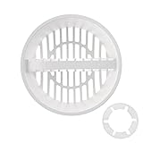 Trapflex Haarsieb/Haarfilter + Haarfänger (Kompatibel mit Viega Tempoplex Ablaufgarnitur Modellnummer 6961, 6962, 6963 ersetzt Teilenummer 582951/6961.96)