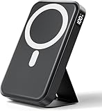 Powerbank für Magsafe, Magnetische Power Bank 10000mAh, 22.5W Schnellladung Kabellose Powerbank mit USB-C-Eingänge＆Ausgang und LED-Display für iPhone 17/16/15/14/13/12 Serie