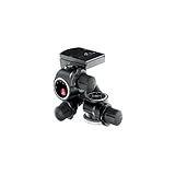 Manfrotto Junior Getriebeneiger mit Drehknöpfen, für Kamerastative, hoch präziser Kopf, Fotoausrüstung, Kamera, für Profi-Fotografen