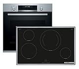 Bosch HBD674CS81 Einbau-Backofen-Set (autark), 59,4 cm breit, 3D Heißluft, Pyrolyse-Selbstreinigung, Touch Select, Power Boost