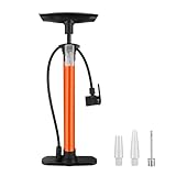 Raxove Standluftpumpe, Fahrrad-Luftpumpenausrüstung, Fahrrad-Standpumpe, 160 PSI Standluftpumpe mit Multifunktionsdüse, Inflator für Fußbälle, Motorräder, Mountainbikes