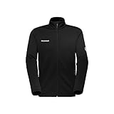 Mammut Outdoor ML Jacket Men | Leichte Funktionsjacke für Herren, Midlayer Jacke, Warme Wanderjacke, Für Sport, Trekking & Wandern, Atmungsaktive Unterziehjacke | Schwarz, XL