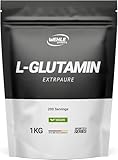 L-Glutamin Pulver 1000g / 1kg – Hochdosiert – Laborgeprüft & vegan – produziert in Deutschland – Neutraler Geschmack