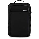 SALZEN Rucksack Originator - Farbe Phantom Black, Business Backpack 21l Business Rucksack mit gepolstertem Laptopfach, RFID-sicher, ergonomisch, wasserfest, nachhaltig