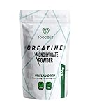 Creatin Monohydrat Pulver 500g | 100% kreatin monohydrat pulver in Mikronisiert | Geschmacklos | Inklusive Spender | Optimale Löslichkeit | Vegan | Gmo Free